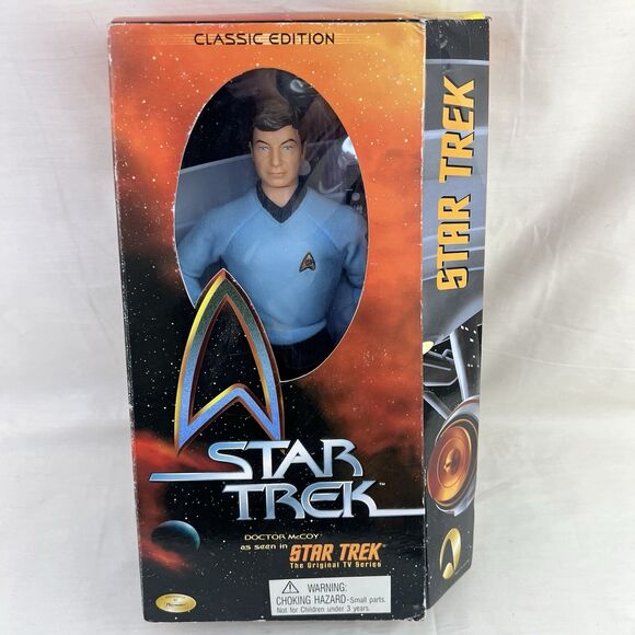 New CLASSIC STAR TREK DR. DOCTOR MCCOY 12‎ INCH FIGURE PLAYMATES 1999 Vintage - Picture 1 of 7